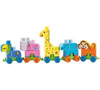 Coffret Train du Zoo - ECOIFFIER - LES MAXI 7840 - 42 pièces - Dès 12 mois