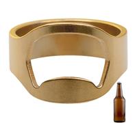 Abridor De Cerveza En Anillo - Gadget De Cocina Portátil | Anillo Abridor De Botellas De Acero Inoxidable Duradero, Diseño Moderno Y Funcional Para Bar, Fiesta Y Uso Diario En El Hogar