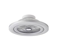ABRILA ventilateur de plafond Ventilador 72w Dc Mato Niquel 5Aspas Transp