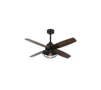 ABRILA ventilateur de plafond Ventilador Dc Aquilo noir 1xe27 4Asp Roble