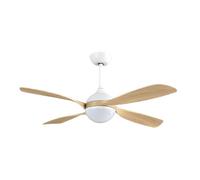 ABRILA ventilateur de plafond Ventilador Dc Livorno 30w 3250lm blanc/haya