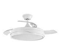 ABRILA ventilateur de plafond Ventilador Dc Tempano blanc 59w 4aspas 106d