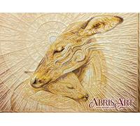 Abris Art AB-593 Kit de broderie au point de perles en coton, multicolore, 30 x 19 cm