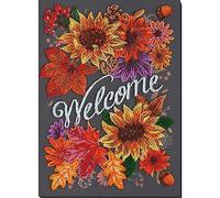 Abris Art AB-836 Kit de broderie au point de perles, coton, multicolore, 35 x 19 cm