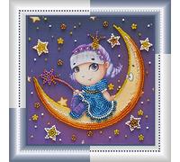 Abris Art AM-043 Kit de broderie au point de perles en coton Multicolore 15 x 16 cm