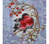 Abris Art AM-183 Kit de broderie au point de perles en coton Multicolore 15 x 16 cm