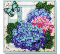 Abris Art AMB-004 Kit de broderie au point de perles en coton Multicolore 20 x 21 cm
