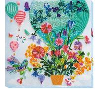 Abris Art AMB-005 Kit de broderie au point de perles en coton Multicolore 20 x 21 cm
