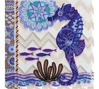 Abris Art AMB-008 Kit de broderie au point de perles en coton Multicolore 20 x 21 cm