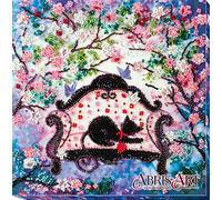 Abris Art AMB-022 Kit de broderie au point de perles en coton Multicolore 20 x 21 cm