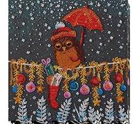 Abris Art AMB-049 Kit de broderie au point de perles en coton Multicolore 20 x 21 cm