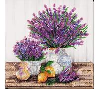 Abris Art AMB-059 Kit de broderie au point de perles en coton Multicolore 20 x 21 cm