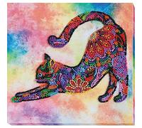 Abris Art AMB-060 Kit de broderie au point de perles en coton Multicolore 20 x 21 cm