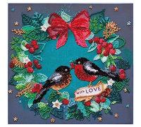 Abris Art AMB-085 Kit de broderie au point de perles en coton Multicolore 20 x 21 cm