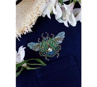 Abris Art Kit de Broderie au Point de Croix, Coton, Multicolore, 7,5x15cm