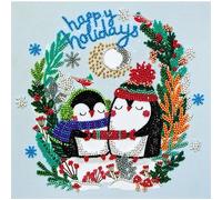 Abris Art Kit de Broderie au Point de Perles, Coton, Multicolore, 20x21cm