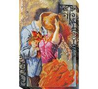 Abris Art Kit de Broderie au Point de Perles, Coton, Multicolore, 43x19cm