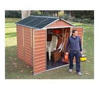 palram abris de jardin 4m² ambre 702297 skylight