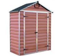 CANOPIA by Palram Abri de jardin en kit Skylight 7m² Cadre aluminium Panneaux polycarbonate Ambre