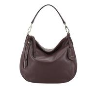ABRO Cuir sac à épaule bandoulière Leather Adria Hobo Juna Burgundy framboise