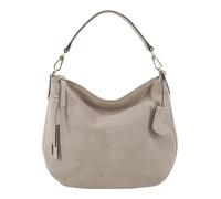 ABRO Cuir sac à épaule bandoulière Leather Suede Hobo Juna Bag Siena taupe