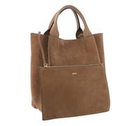ABRO Cuir sac à épaule Leather Suede Essential Shopper Camel brun