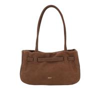 ABRO Cuir sac à épaule Leather Suede Shoulder Bag Jill Wood brun