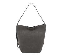 ABRO Cuir sac à épaule sac d’accessoires Leather Suede Tote Bag COSMO Grey gris
