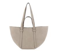 ABRO Cuir sac à épaule sac shopper Leather Suede Shopper Cosmo Siena gris clair