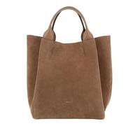 ABRO Cuir sac à main sac à épaule bandoulière Leather Suede Shopper Essential Camel brun