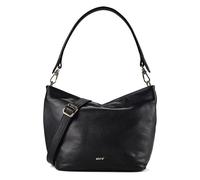 abro Ebony Sac à bandoulière Cuir véritable 30 cm noir