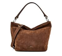 abro Ebony Sac à bandoulière Cuir véritable 39 cm brun