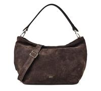 abro Ebony Sac à bandoulière Cuir véritable 39 cm brun