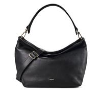 abro Ebony Sac à bandoulière Cuir véritable 39 cm noir