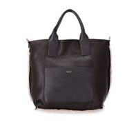 Abro, Femme, Sacs, Brun, Taille: ONE Size Sac Shopper Réversible avec Bandoulière en Cuir