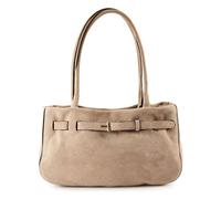 abro Jill Sac à bandoulière Cuir 32 cm beige