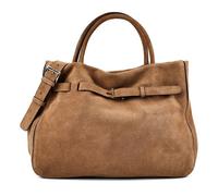 abro Jill Sac à bandoulière Cuir véritable 35 cm brun