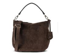 ABRO Cuir sac à épaule sac d’accessoires Leather Suede Tote Bag JUNA Dark Brown marron foncé