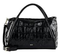 ABRO Leather Maxi Cocco Shopper Willow Black