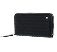 abro Piuma Porte-monnaie Cuir 19 cm gris
