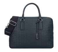 abro Lotus Sac à main Cuir 39 cm bleu