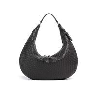 ABRO sac à épaule Leather Piuma Weaving Hobo Bag Nana Dark Brown marron foncé
