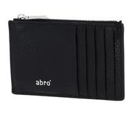 ABRO Porte-Cartes Leather Dalia Wallet Black/Nickel Noir