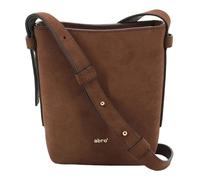 ABRO sac à épaule bandoulière Leather Suede Crossbody Bag Cosmo Wood brun