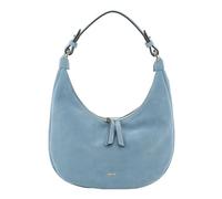 ABRO sac à épaule bandoulière Leather Suede Hobo Bag Nana Mini Sapphire bleu clair