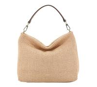 ABRO sac à épaule bandoulière Raffia Hobo Bag Kaia Natural beige