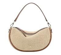 abro Sac à épaule beige marron pour femme - Maglia Raffia Bucket Bag Willow Natural 304319