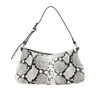 abro Sac à épaule beige pour femme - Leather Pitone By My Side Hobo Bag 295009