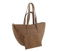 ABRO sac à épaule Leather Suede Shopper COSMO Camel brun