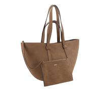 abro sac à épaule Leather Suede Shopper COSMO M Camel